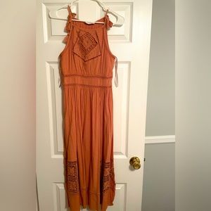 Eyelet Maxi Dress Lucky Brand